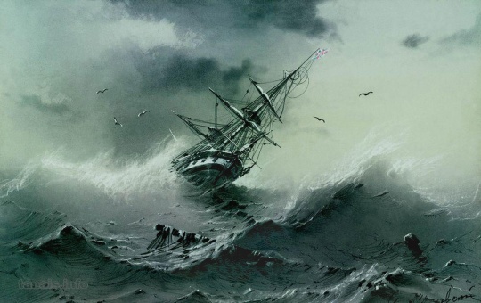 shipwrecks and storms